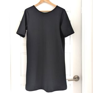 Women's Black Versatile Casual Chic Pullover Dress in Size Large Scandi Girl LBD